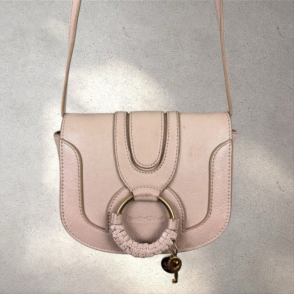 See by Chloé HANA SMALL‎ SHOULDER CROSSBODY BAG CEMENT BEIGE